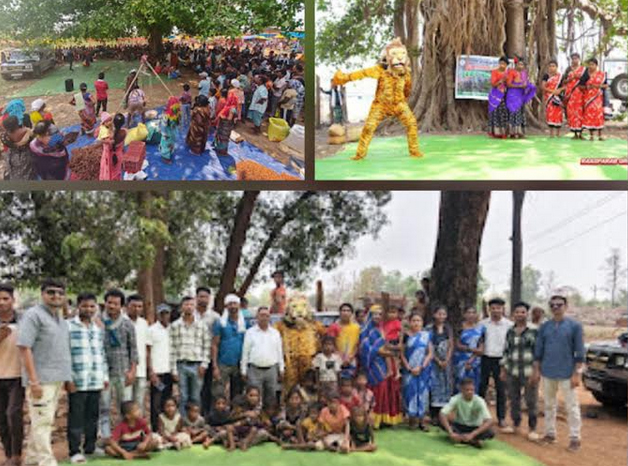बीजापुर के सुदूरवर्ती क्षेत्रों में सामाजिक व पर्यावरणीय जागरूकता कार्यक्रम आयोजित